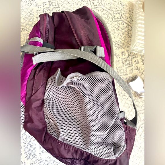The North face Recon laptop bookbag Purple/Grey Padded Staps backpack - Picture 4 of 14
